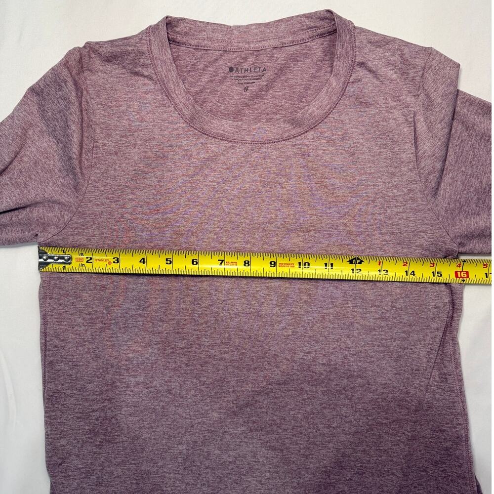 Athleta Thumbhole Long Sleeve Top XS Athleisure Workout Running Base Layer Shirt - Picture 9 of 10